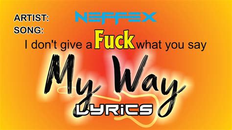 Neffex My Way Lyrics Lyrical Video No Copyright Music Lyrical Song Rap Music