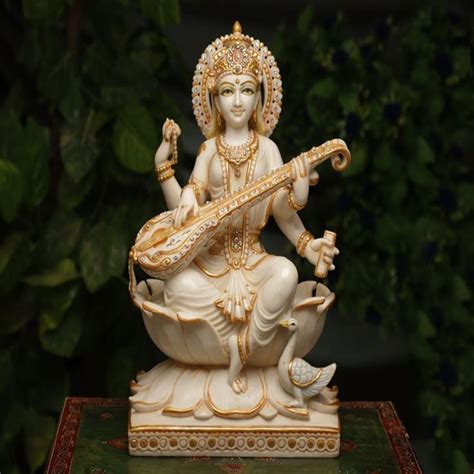 Sarasvati Marble Statue Temple At Rs In Bharatpur Id