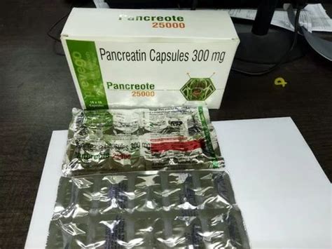 PANCREOTE 25000 CAPSULE At Rs 800 Stripe Gastrointestinal Drugs In