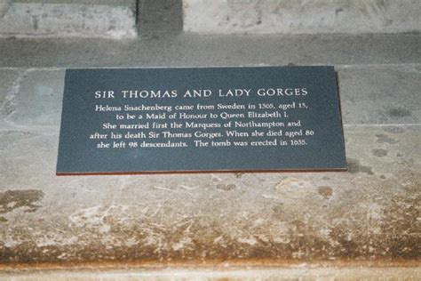 Sir Thomas Gorges 1536 1610 Find A Grave Memorial