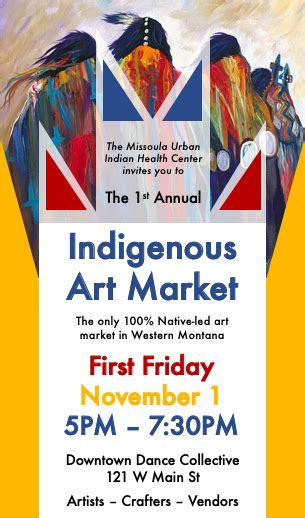 Muihc To Host First Annual Indigenous Art Market All Nations Health