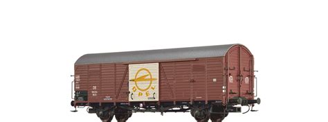 brawa  gedeckter gueterwagen glt  opel der db de isenboner