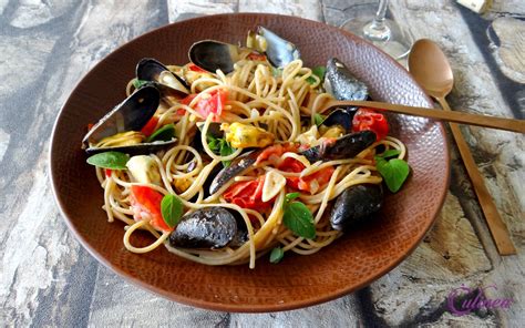 Spaghetti Met Mosselen En Romige Tomatensaus Culinea Nl