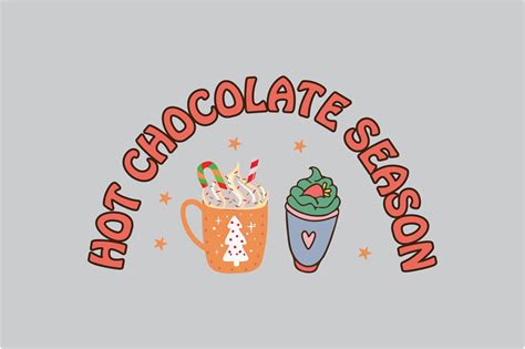 Christmas Sayings SVG Hot Chocolate Graphic By Rad Graphic Creative Fabrica