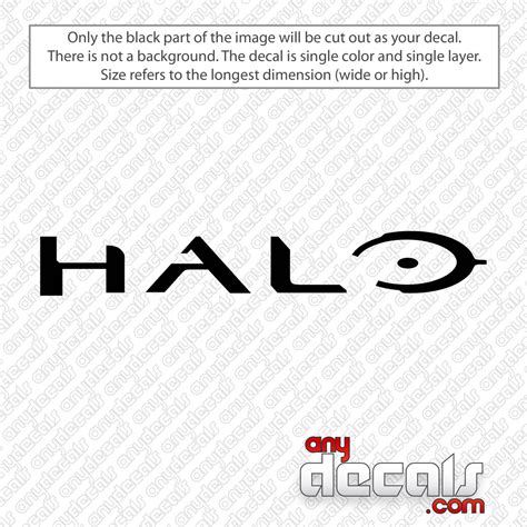 Halo Game Logo Decal