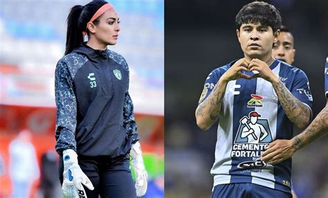 Chofis L Pez Y Stefi Jim Nez Jugadores Del Pachuca Presumen Romance