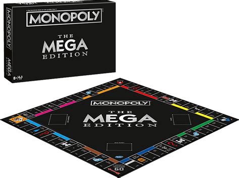 Winning Moves Monopoly Black Mega Edition Gesellschaftsspiel