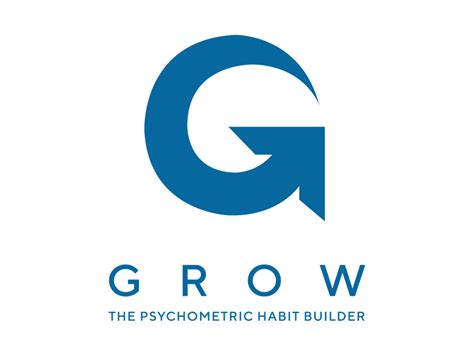 Grow Logo Blue Color Grow The Psychometric Habit Builder App