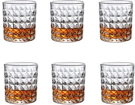 Set Bicchieri Whisky Da 6 Bicchieri Basculanti Bicchieri Rum Crystal