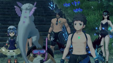 Xenoblade Chronicles Swimsuit Edition Cutscene The Secret Of