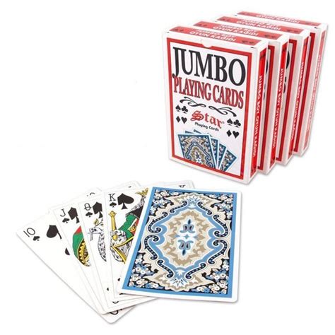 Star Jumbo Playing Cards 1033357 Dandr