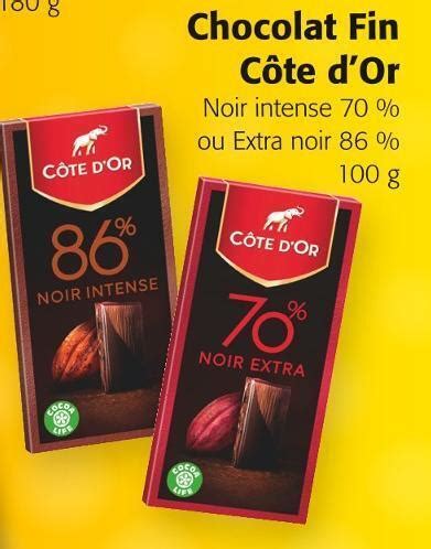 Promo Côte dor chocolat fin chez Colruyt