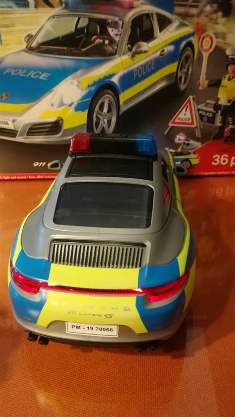 Playmobil City Action Porsche Carrera S Police