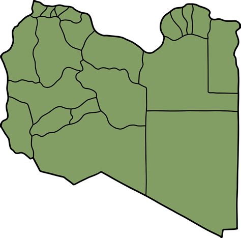 Doodle Freehand Drawing Of Libya Map Png