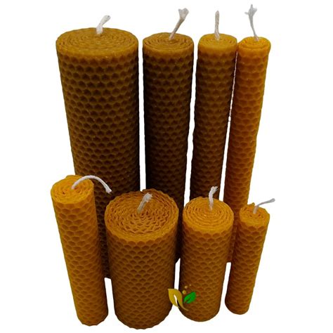 Velas De Cera De Abeja De Panal Artesanales Varios Tama Os