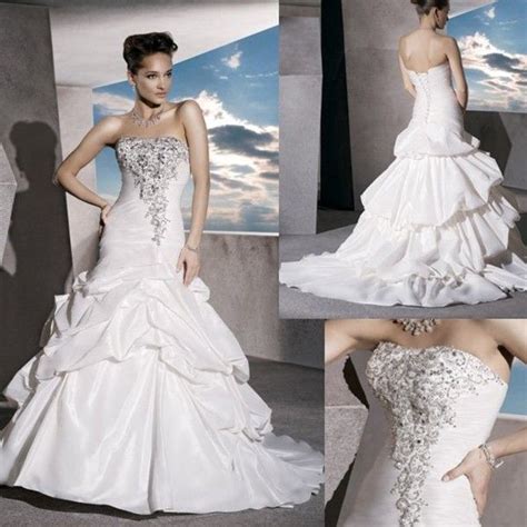 bling wedding dresses