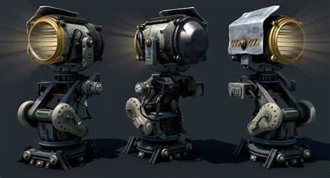 Sci - Fi Military Searchlight :: Behance