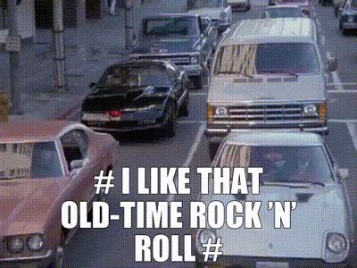 YARN I Like That Old Time Rock N Roll Knight Rider 1982