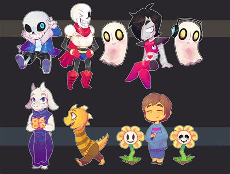 Undertale Character Set 1 By Grouchygutterrat On Deviantart