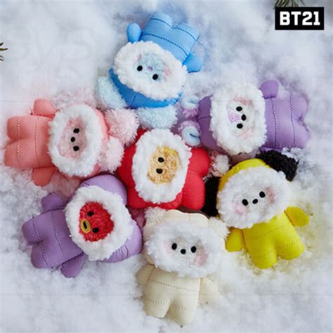 BTS BT21 Official Authentic Goods Mini Minini Winter Doll Tracking