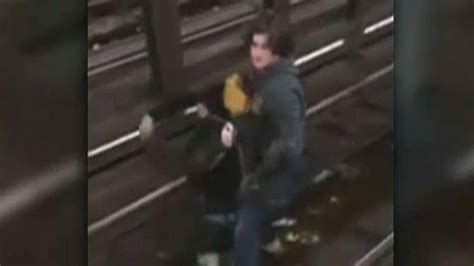 Watch Utility Worker Saves Man Who Fell Onto Nyc Subway Tracks Fox News