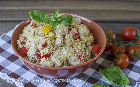 Ricetta Estate Cous Cous Peperoni E Pollo Ricetta Primo Estivo Freddo