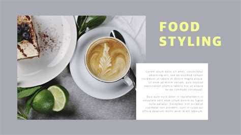 Food Stylist Portfolio Business Keynote