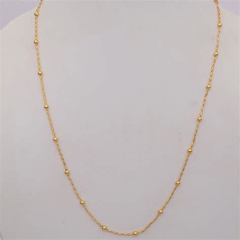 Buy Stylish Gold Colored Daily Wear Chain Online