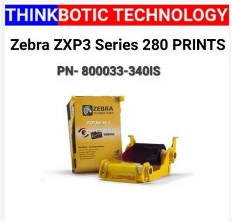 Zebra Zxp Series Full Panel Colour Ribbon At Rs Zebra Card