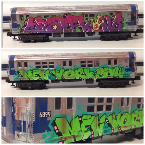 Custom Graffiti Model Train From Train Graffiti