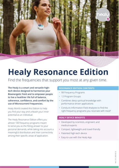 Healy Resonance Brochure — Healy Frequency Device World Distributors