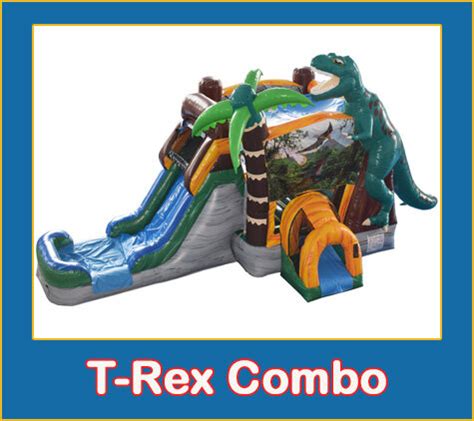 TRex Jurassic Dino Combo Inflatable Bounce House Party Rental in Sarasota, Bradenton, Parrish ...