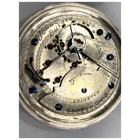 Hampden 17 Jewel Pocket Watch With Coin Silver Case Barre Vermont