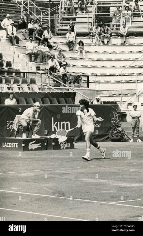 American tennis player Jimmy Arias, Italian Open 1983 Stock Photo - Alamy