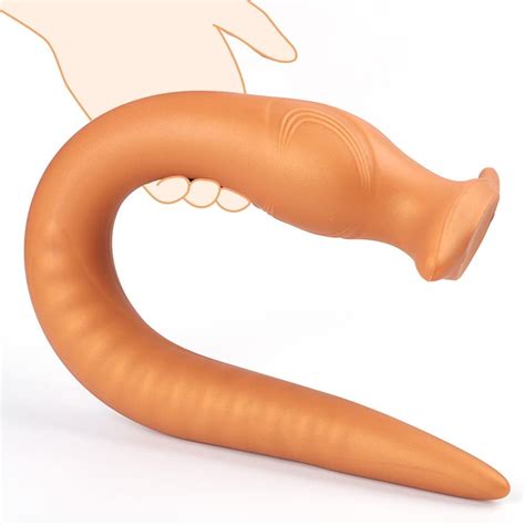 Dilatador Anal Ultra Largo De Silicona L Quida Flexible Para Adultos