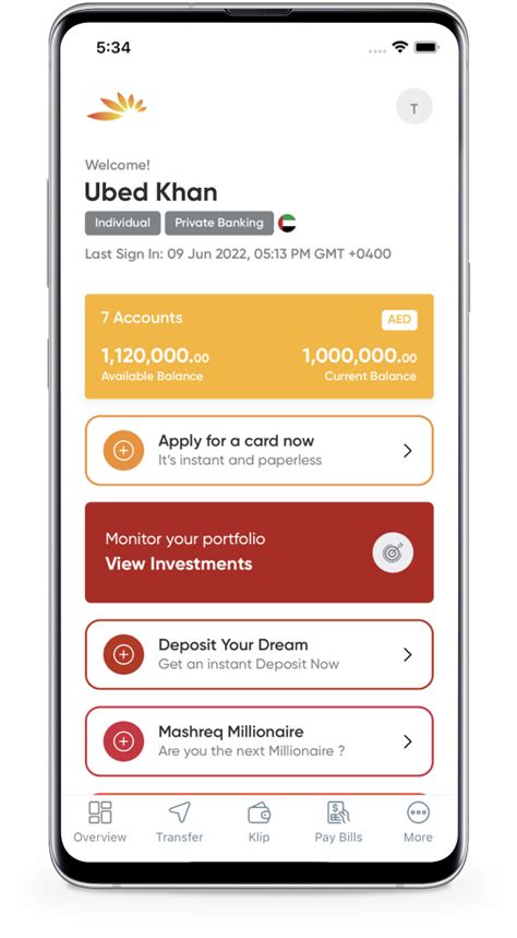 Mobile And Online Banking Private Banking Mashreq Bank