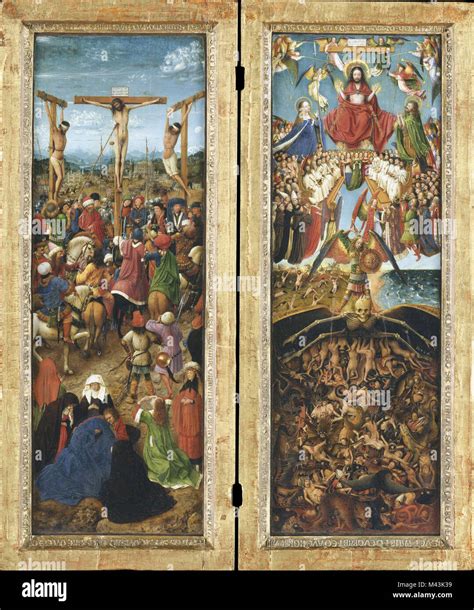 Jan Van Eyck La Crucifixi N Y La Ltima Sentencia D Ptico C