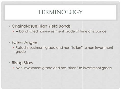 PPT - High Yield Bonds ( Junk Bonds) and Their History PowerPoint Presentation - ID:1920929