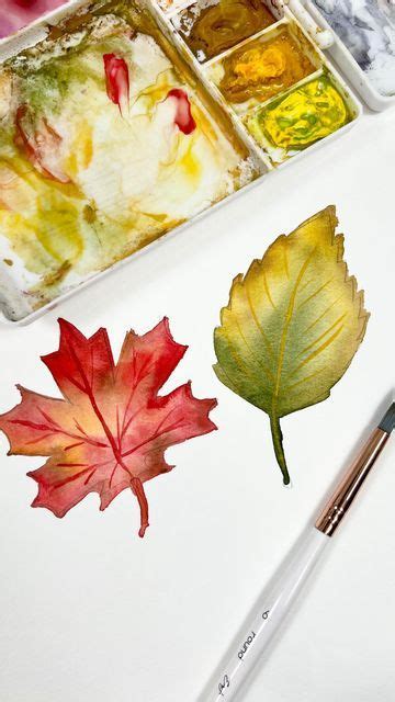 Fall In Love With Autumn Leaves A Magical Watercolor Tutorial