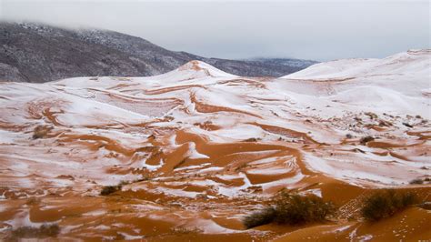 The Sahara Desert Sees Snow For the First Time in 37 Years | Architectural Digest