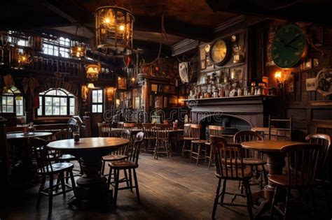 Traditional Retro Pub Interior Stock Photo - Image of decor, restaurant: 304571078