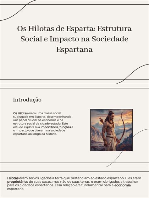 Quem Eram Os Hilotas - Os Hilotas de Esparta | PDF