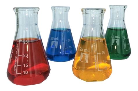 Matraz Erlenmeyer Para Laboratorio 25 Ml Paquete C6 Piezas Provitecmx