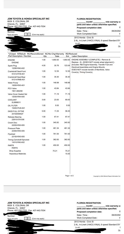 Is this shop trying to make more money or being honest? : r/CivicSi