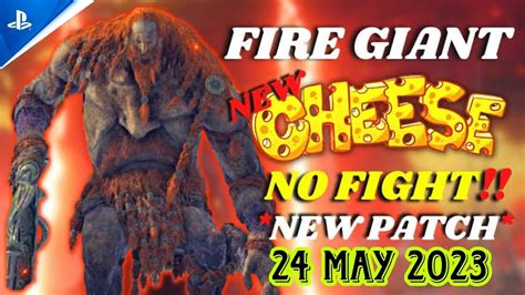 How To Defeat Fire Giant Elden Ring Boss Gameplay Guide No Fight