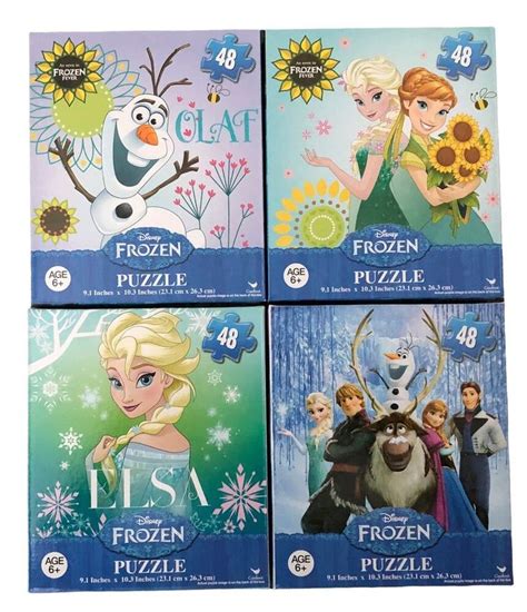 Fun 4 Pack Disney Frozen 48 Pc Jigsaw Puzzles Anna Elsa Kristoff Sven Hans Olaf Ebay In 2022