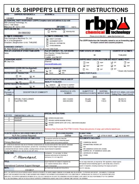 Shipping Invoice Template Free Word Templates