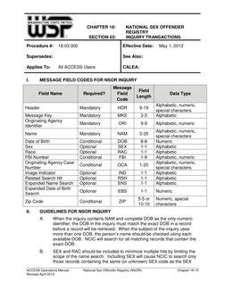 National Sex Offender Registry Manual PDF Criminal Record Sex