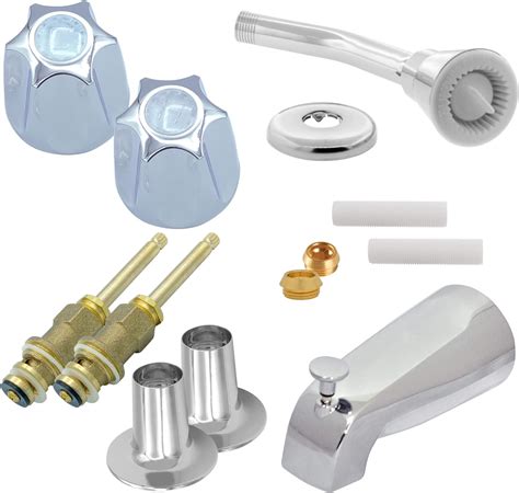 Complete Shower Repair Replacement Kit For Hot And Cold Shower Systems 2 Hot And Cold Valves