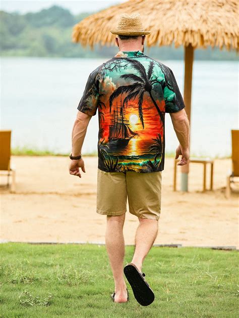 Hardaddy Coconut Tree Short Sleeve Hawaiian Shirt Hardaddy